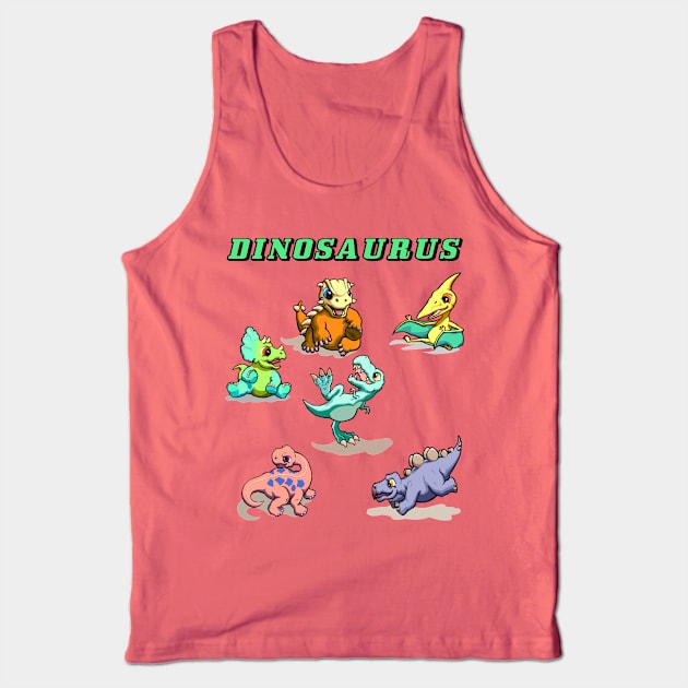 dinosaurus friends Tank Top by creativeminds